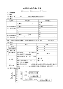 化学式与化合价 考点测试 2021年中考化学专题复习