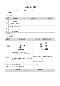 气体制取 考点测试 2021年中考化学专题复习