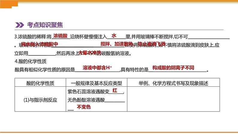 中考化学总复习课件  第07课时　常见的酸和碱　中和反应、课件07