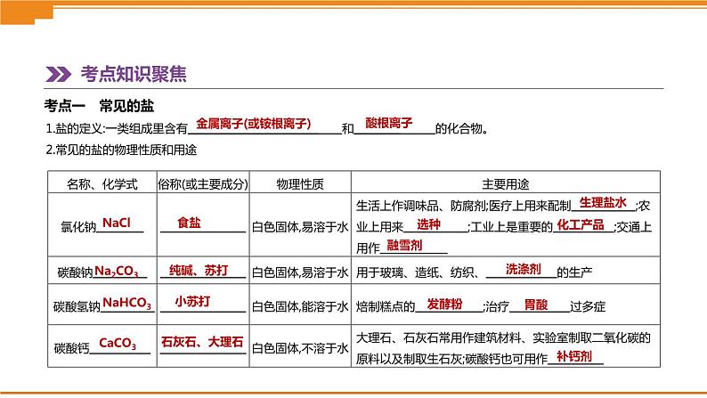 中考化学总复习课件  第08课时　盐　化肥  课件02