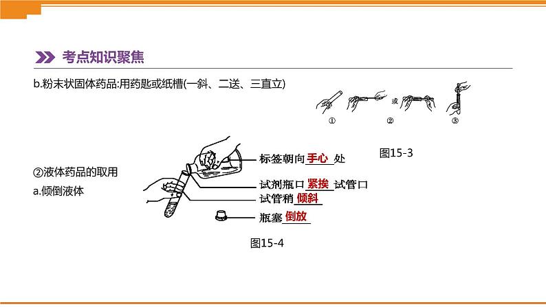 中考化学总复习课件  第15课时　化学实验的基本操作  课件06