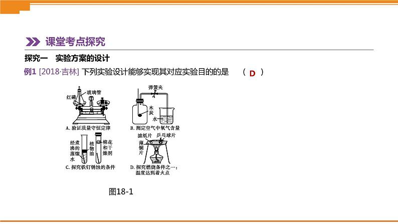 中考化学总复习课件  第18课时　实验方案的设计与评价  课件第5页