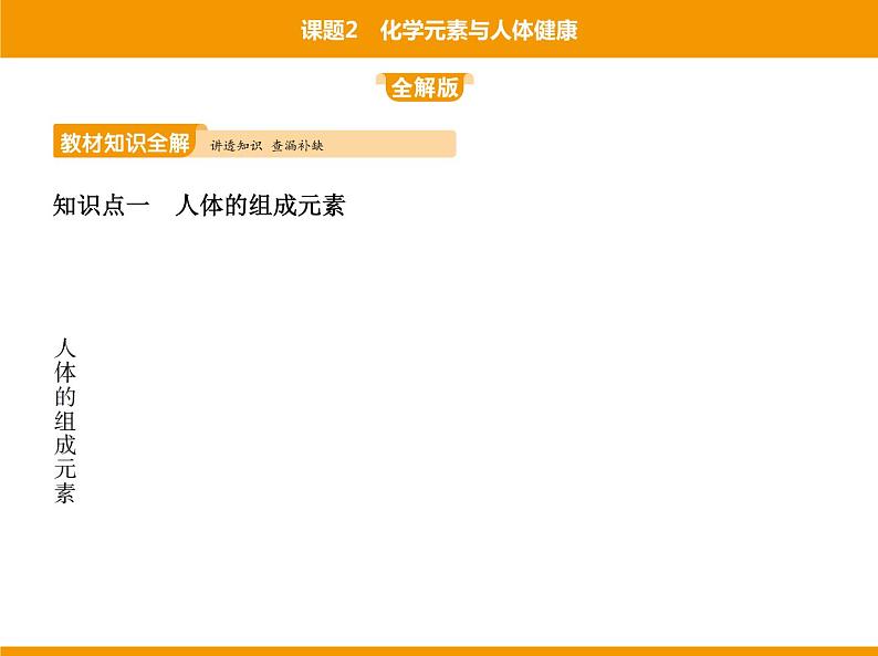 人教版初中化学九年级（下册）第十二单元 课题2 化学元素与人体健康课件02