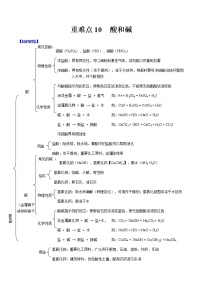 2021年中考化学重难点10 酸和碱