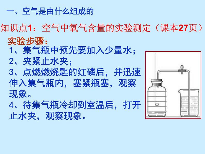 人教版初中化学（上册）第二单元 课题1 《空气》课件08