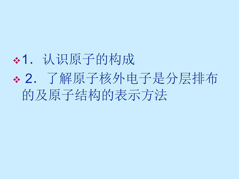 人教版初中化学（上册）第三单元 课题2 《原子的结构》课件01