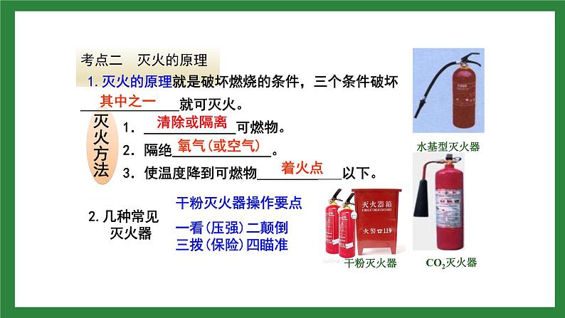 人教版化学九年级上册第七单元《燃料及其利用》复习课件05