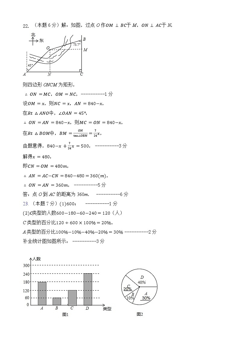 2020-2021黑龙江大庆肇源县数学一模试题及答案02