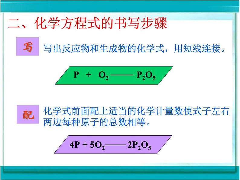 人教版初中 化学九年级上册  第五单元  课题 2  如何正确书写化学方程式课件05