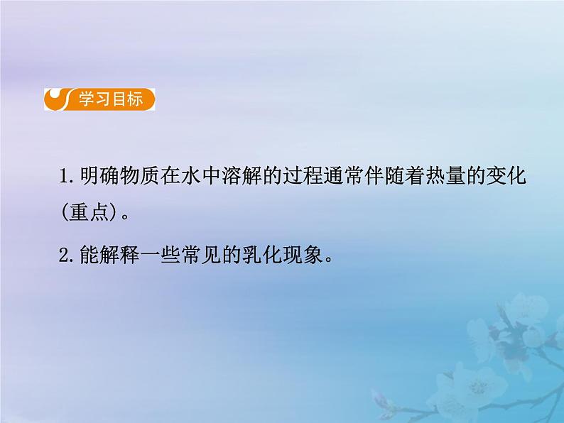 人教版九年级化学下册  第九单元  课题1 溶液的形成 第2课时 教学课件第3页