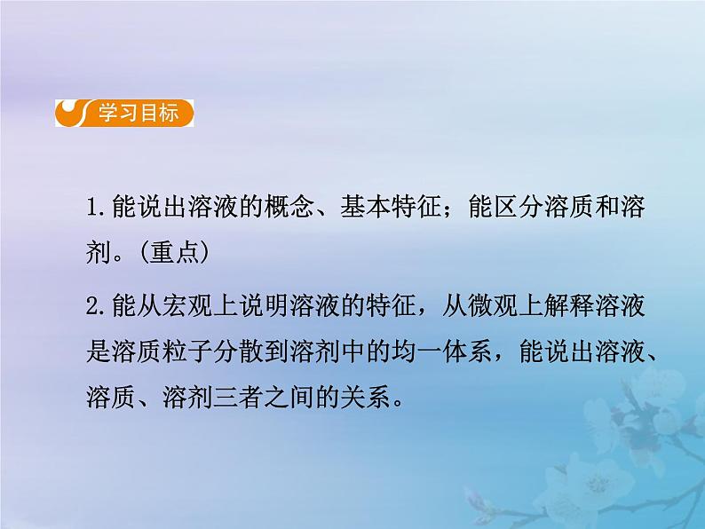 人教版九年级化学下册  第九单元 课题1 溶液的形成 第1课时 教学课件第3页