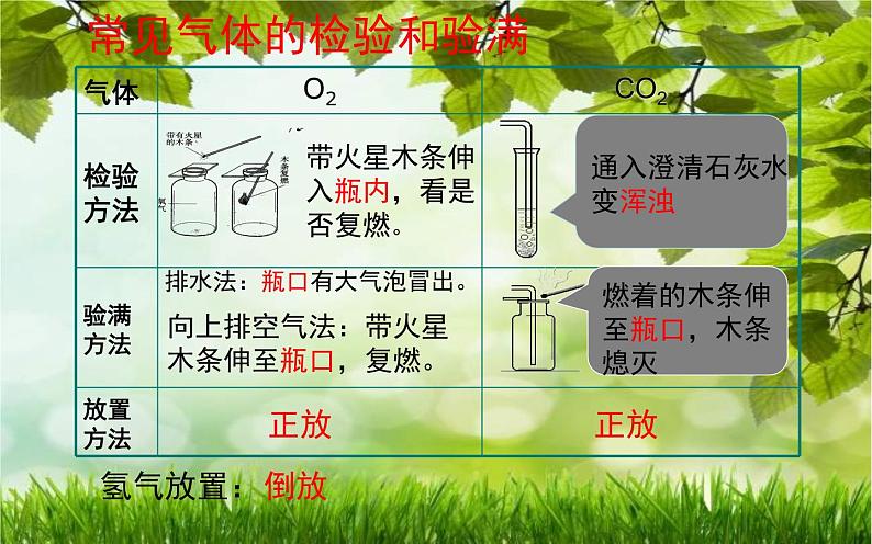 中考化学专题复习——常见气体的制取及收集08