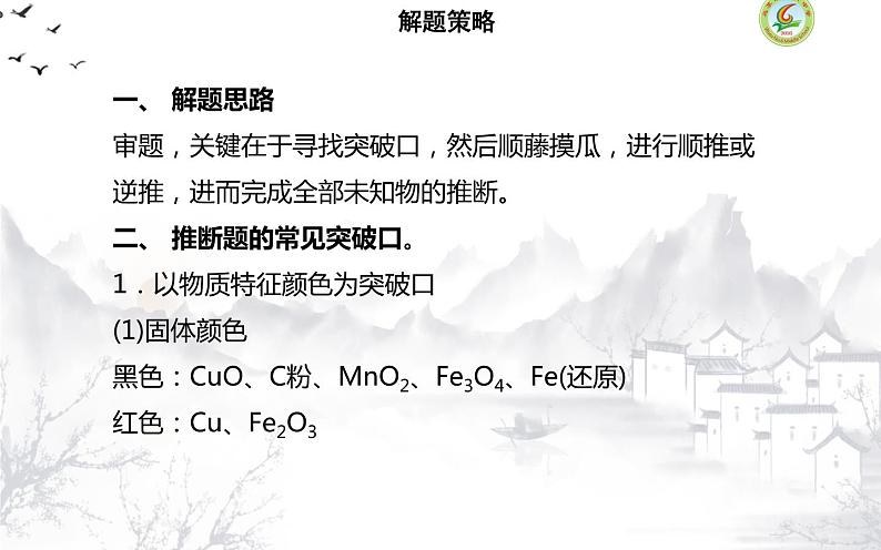 中考化学——物质的推断与转化 课件07