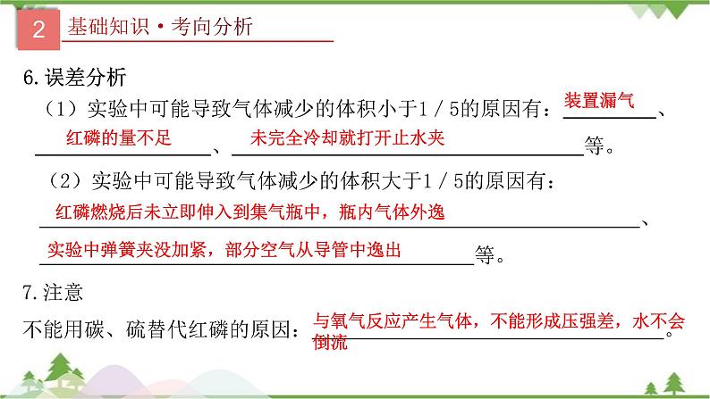 人教版2021年中考化学二轮专题课件 专题2《空气和氧气》07