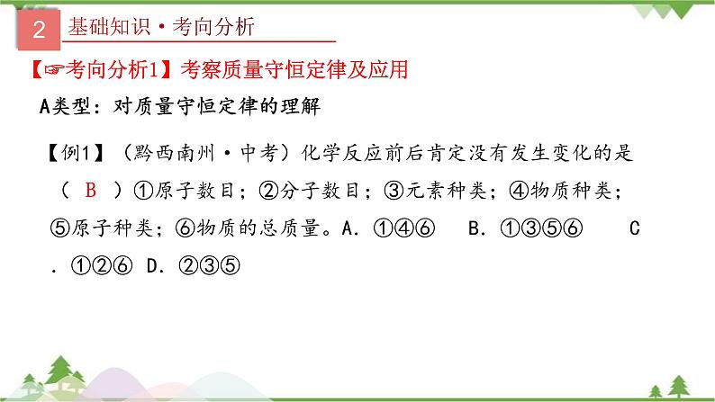 专题13 质量守恒定律与化学方程式-2021年中考化学二轮专题课件（人教版）07