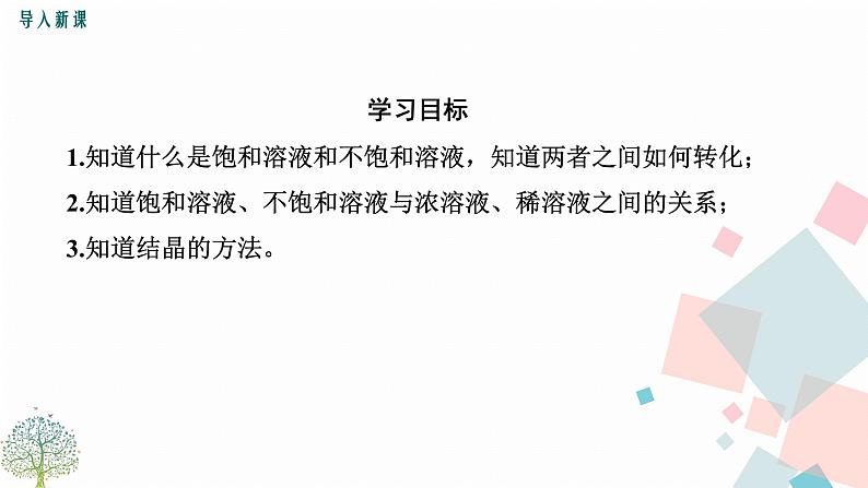 九年级下册化学人教版课件  第九单元   课题2 溶解度03