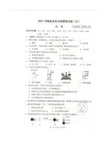 河南省河南师范大学附属中学 2020-2021学年 九年级下学期第二次月考化学试卷