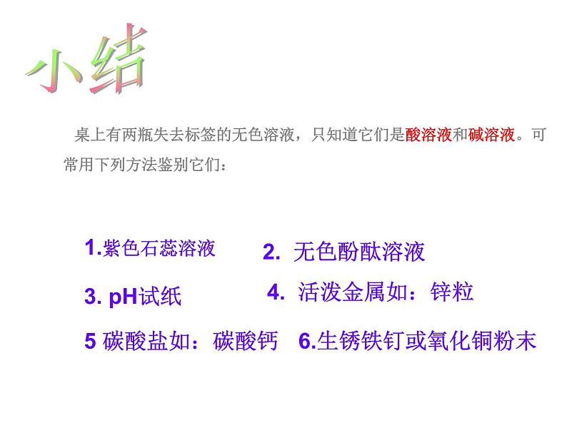 2021年中考化学一轮复习--酸、碱、盐课件（共27张PPT）08