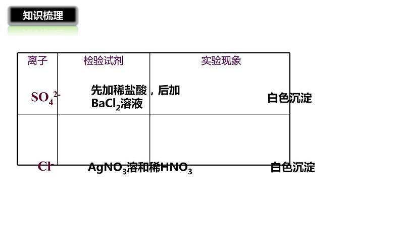 2021年中考化学专题复习--常见离子的检验和鉴别课件第5页