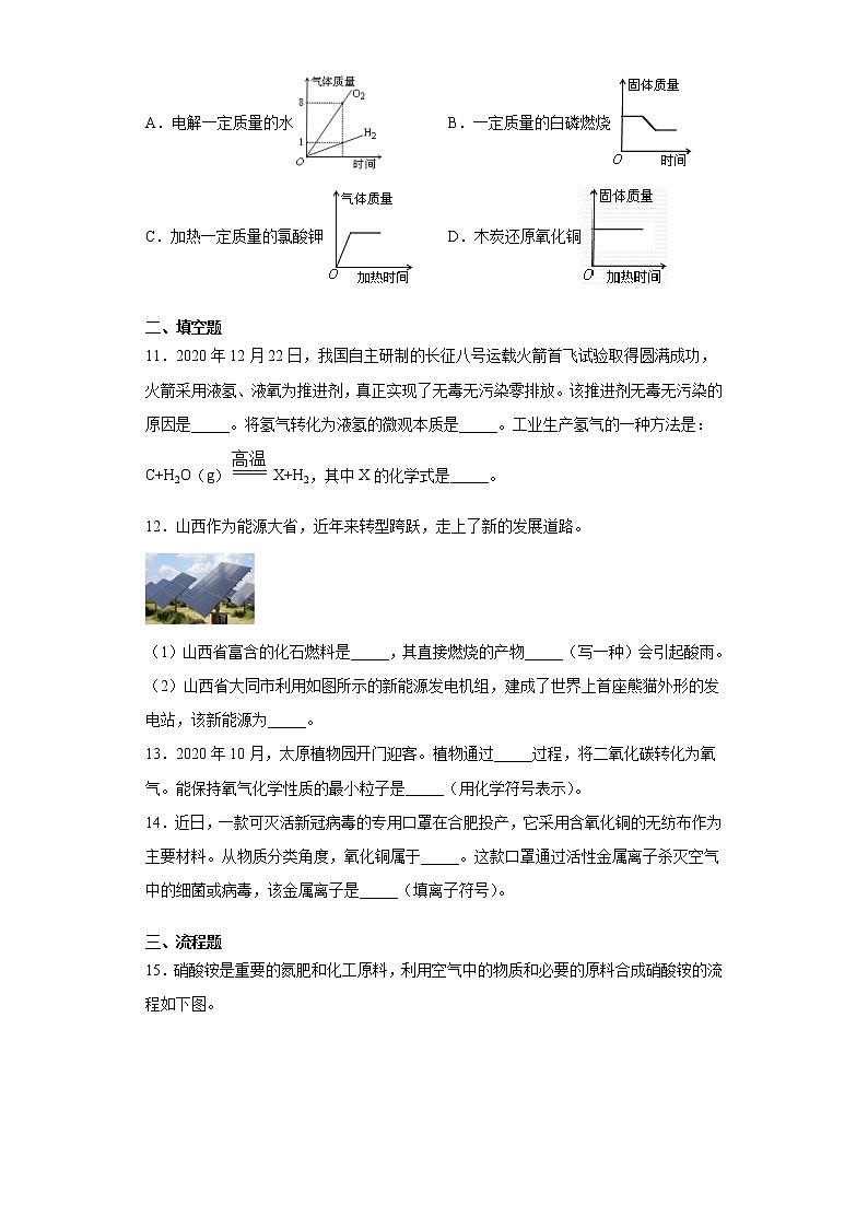 山西省大同市浑源县2020-2021学年九年级上学期期末化学试题（word版 含答案）03