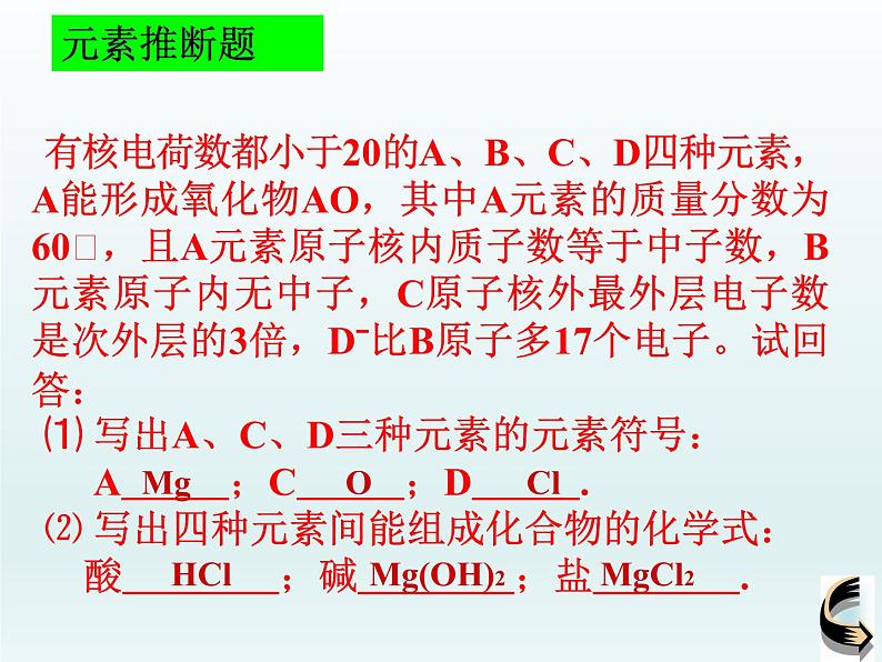 中考化学二轮专题复习：物质推断04