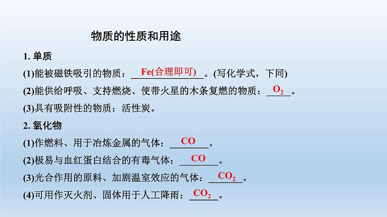 中考化学二轮专题复习—题型三 物质的推断 课件08