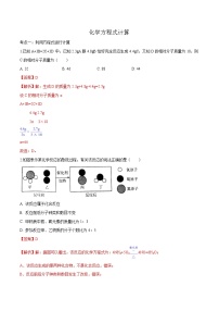 冲刺2021中考复习 化学方程式计算（解析版）