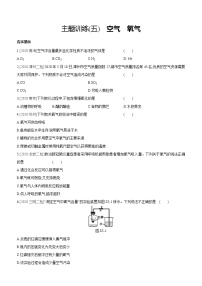 中考化学福建专版 专题练习  主题训练(05)　空气　氧气（含解析）