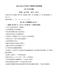 山东省泰安市高新区2020-2021学年八年级下学期期中化学试题（word版 含答案）