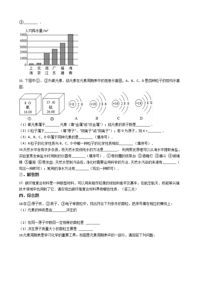 鲁教版九年级上册化学练习 2.探索水世界（解析版）03
