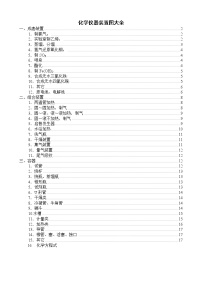 中考化学专题复习  化学仪器装置图及实验、方程式大全 专题