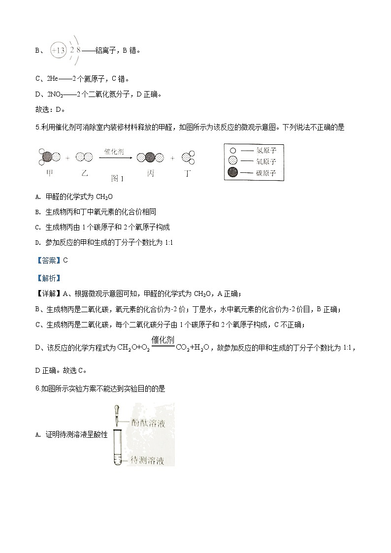 河北省2020年中考化学试题（解析版）03