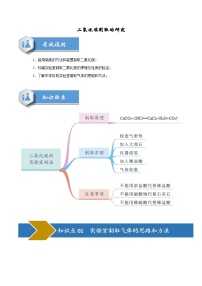 2021届化学中考一轮复习精讲精练系列    二氧化碳制取的探究