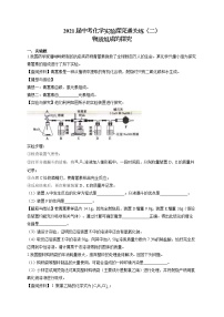 2021届中考化学实验探究通关练（二）物质组成的探究