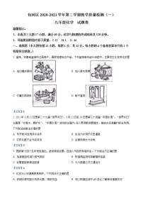 2021年安徽省合肥市包河区中考一模化学试题