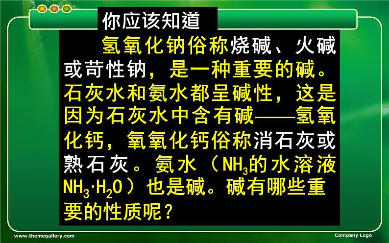 人教版九年级化学《常见的酸和碱》优质课一等奖课件03