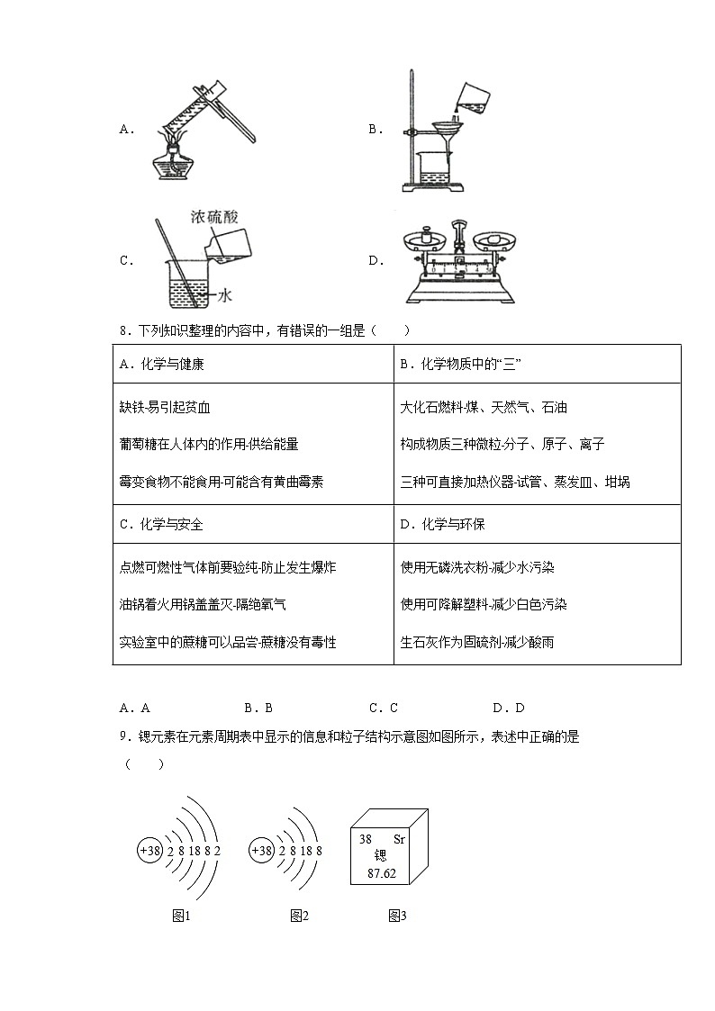 2021年山东省聊城市中考一模化学试题（word版 含答案）02