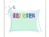 人教版九年级化学下册《化学肥料》展示课一等奖课件