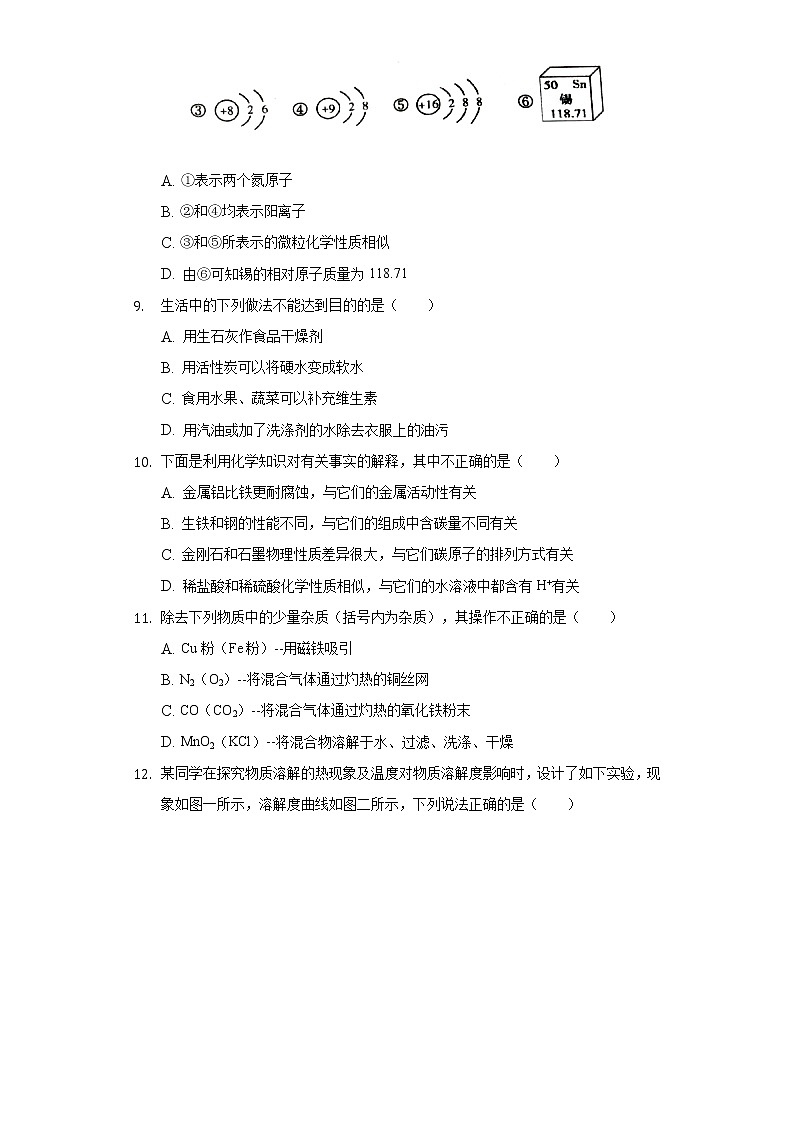 2020年内蒙古赤峰市中考化学试卷02