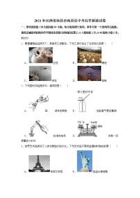 2021年江西省南昌市南昌县中考化学质检试卷（解析版）