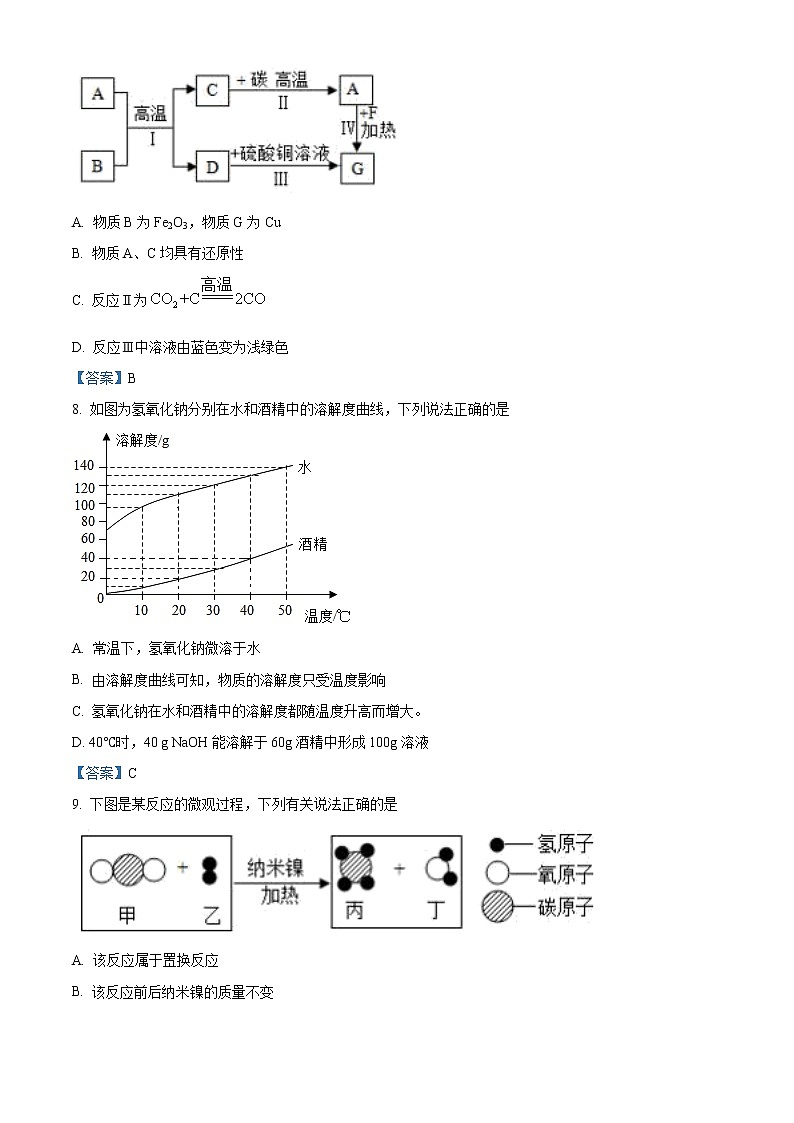 2021年广东省深圳市龙华区中考二调化学试题03