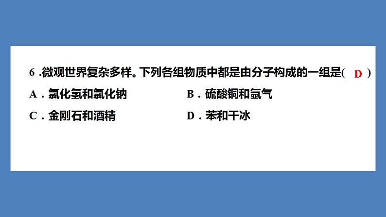 2021河南中考化学专题课件  专题6　物质构成的奥秘07