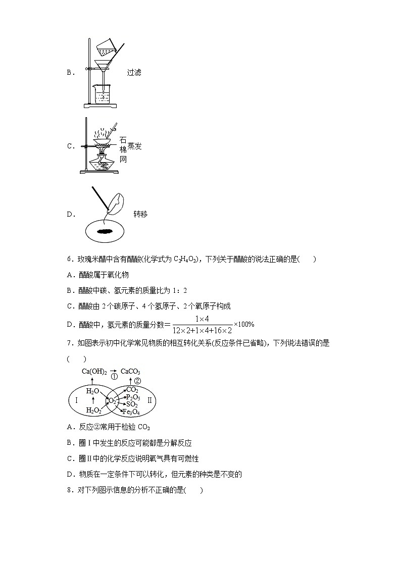 2021年贵州省遵义市汇川区中考一模化学试题（word版 含答案）02