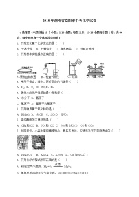 湖南省益阳市2018年中考化学试题（word版，含解析）