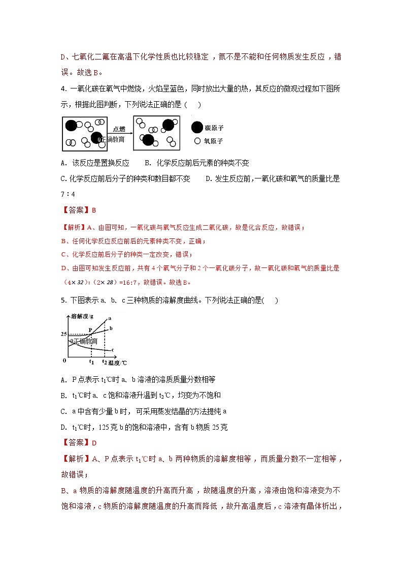 四川达州市2018年中考化学试题（word版含解析）02