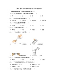 2020年北京市朝阳区中考化学一模试卷