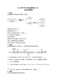 2021届中考化学挑战推断题（五）流程图型推断