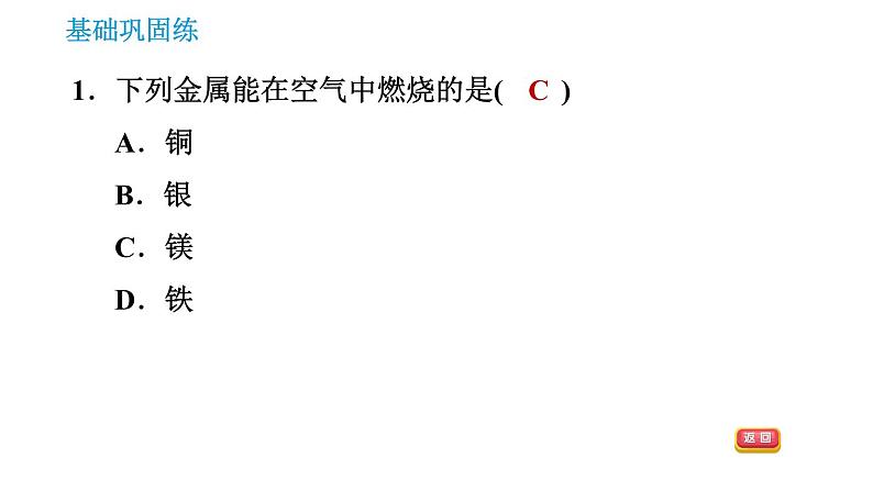 沪教版九年级上册化学课件 第5章 5.1.2   金属的化学性质第4页