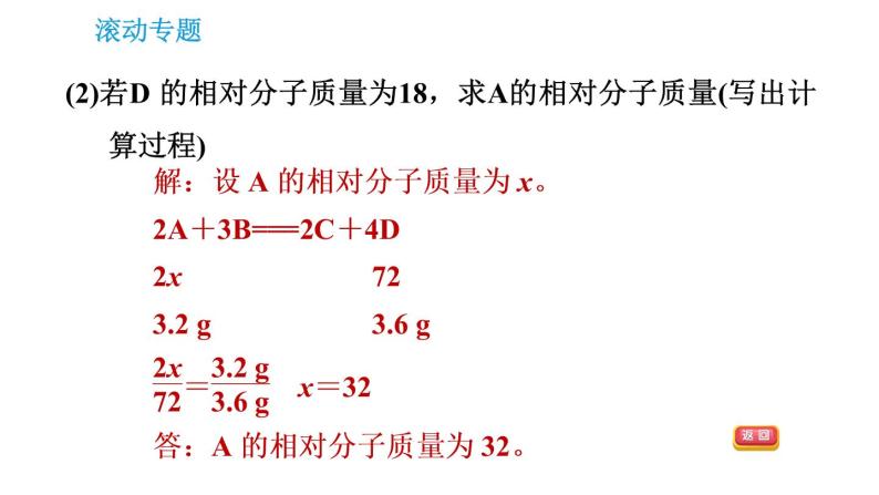 沪教版九年级上册化学课件 第4章 专题（七）  有关化学方程式的计算常考题型归类07