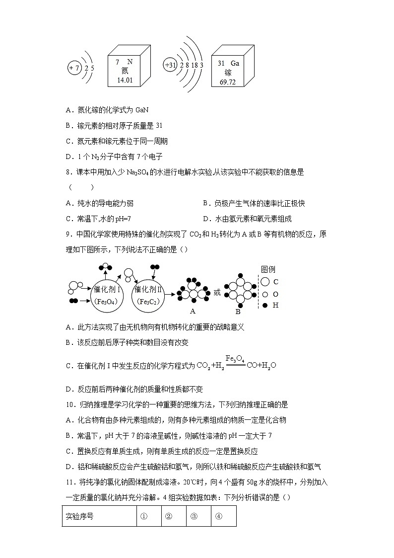 2021年安徽省亳州市利辛县中考一模化学试题（word版 含答案）03